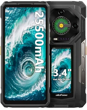 Защищенный смартфон Ulefone Armor 33 Pro (16+512Gb, АКБ 22500 mAh) Black