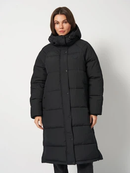 Куртка зимняя длинная женская Converse Stadium Puffer CVW5J004-BLK S Черная (0199202917152)