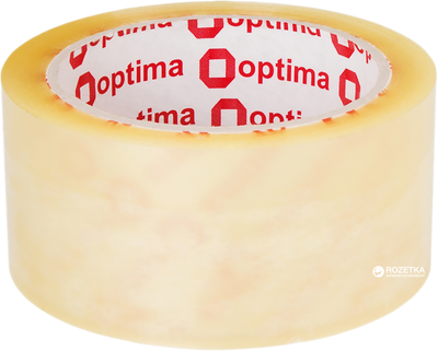Клейка стрічка Optima 48 мм х 80 м 1 шт. Прозора (O45320)