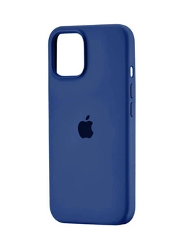 Чехол для iPhone 15 силиконовый Soft-touch Silicone Case Full Size (AA) Deep Navy