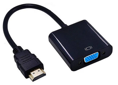 Адаптер ST-Lab HDMI M на VGA F для преобразовывания цифровой сигнала HDMI в аналоговый сигнал VGA