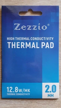 Термопрокладка Zezzio 2 мм 12,8W 85*45мм
