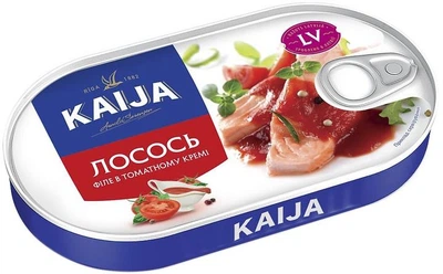 Філе лосося Kaija Лосось в томаті 170 г