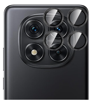 Защитное стекло CDK для Xiaomi Redmi Note 15 Pro+ | на камеру Lens Metal Ring Eagle Eye (022540) (black)