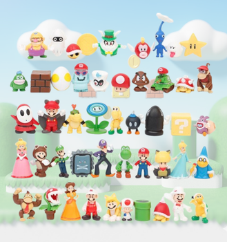 Набір фігурок Супер Маріо Super Mario брати Маріо ігрові фігурки 48 шт 2-5 см