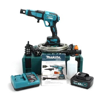 Мини мойка высокого давления Makita 25-40bar, Ручная мойка + 2 аккумулятора по 36V 6Ah DXR-911