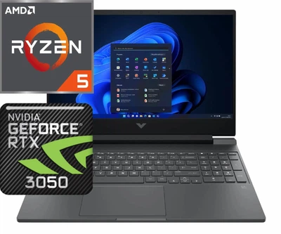 Ноутбук (2025) игровой HP Victus 15 Ryzen 5-5600H/ 64GB / 2TB/ Win11x Licensed/ RTX3050 / 15.6" 144Hz