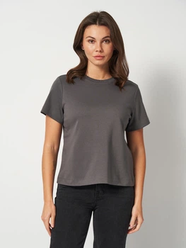 Футболка хлопковая женская Vero Moda 10294544 XS Thunderstorm (5715831751445)