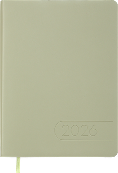 Ежедневник датированный 2026 (A5, гибкая обложка, оливковый) Buromax Light Morandi BM.21158-36
