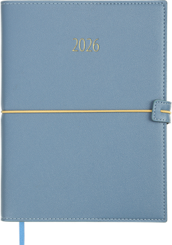 Ежедневник датированный 2026 (A5, гибкая обложка, синий) Buromax Pandora BM.21141-02