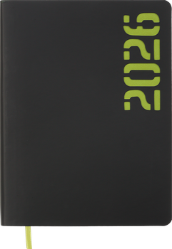 Щоденник датований 2026 (A5, гнучка обкладинка, салатовий) Buromax Neon BM.21153-08