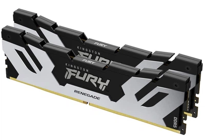 Модуль памяти Kingston Fury DDR5 64GB (2x32) 6400MHz Renegade Silver XMP (KF564C32RSK2-64)