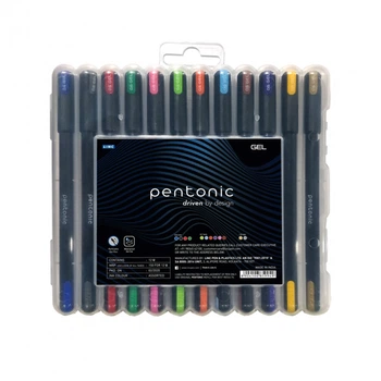 Набір Ручка гелева LINC Pentonic 12 кольорів 0,6 мм
