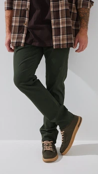 Штани кежуал однотонні чоловічі 3168 33 Хакі shop (2000999320019)