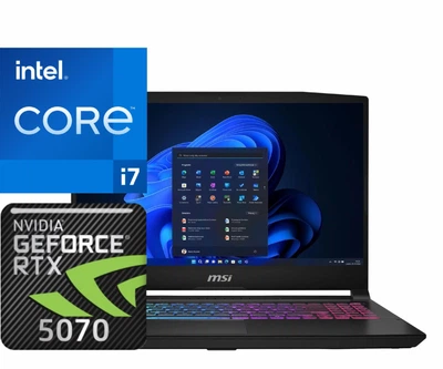 Ноутбук (2026) MSI Katana 15 i7-14650HX / 32GB / 1TB/ Win11x Licensed/ RTX5070 / 15.6" 165Hz