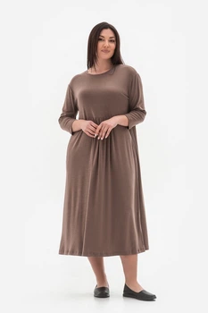 Платье Garne 54/56(4XL/5XL) Коричневый (124426)
