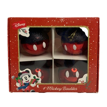 Ёлочная игрушка персонажи Disney Микки 4 шт 2780-2971