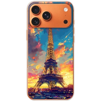 Силиконовый Чехол с Картинкой для IPhone 17 Pro Max Принт (Париж, Эйфелева Башня) (67087-ysm038)