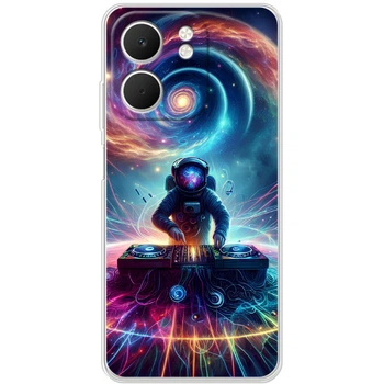 Силиконовый Чехол с Картинкой для OPPO A5x Принт (Космонавт) (66784-ysm014)