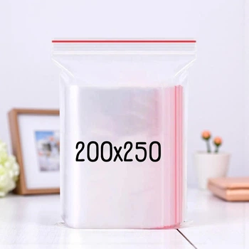 Пакети поліетиленові зіп 200x250 мм 100 шт (20-25 zip)