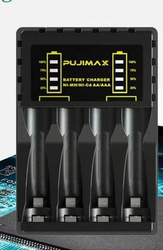 Зарядна станція PUJIMAX для 4 акумуляторів