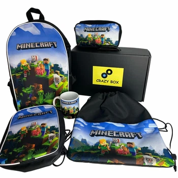 Minecraft Майнкрафт Подарунковий набір в коробці Crazy Box з чашкою супер подарунок хлопчику