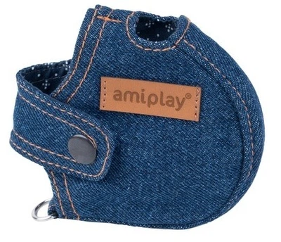 Чохол для автоматичного повідка Amiplay Infini Джинсовий XL Темно-синій (5907563275034)