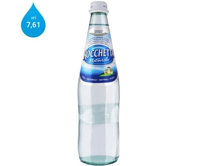 Упаковка негазированной минеральной воды Rocchetta Naturale, 24 шт. х 0,5 л, стекло