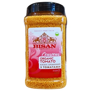 Кускус органічний Bisan Organic Tomato з томатами 400 г