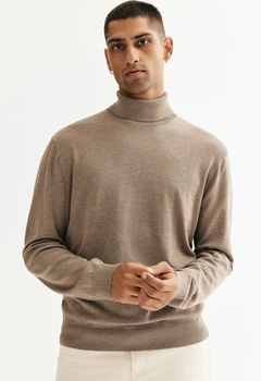 Гольф чоловічий Regular Fit H&M (58659) M Бежевий