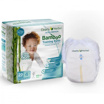 Подгузники Clearly Herbal Bamboo, розмір 4 (9-15 кг), 20 шт. (1124) (315970)