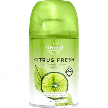 Освежитель воздуха iFresh Citrus Fresh Сменный баллон 250 мл (4820268100177) (320570)