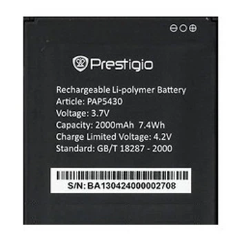 Аккумулятор к телефону Prestigio PAP5430 2000mAh