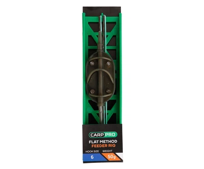 Готове оснащення на лідкорі Carp Pro Flat Method Feeder №6 50г (CP18103-50)