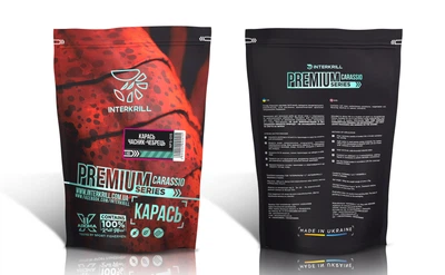 Прикормка Interkrill Преміум Карась-Часник-Чебрець 1кг (NFS-015)