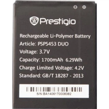 Аккумулятор к телефону Prestigio PAP5453 2000mAh