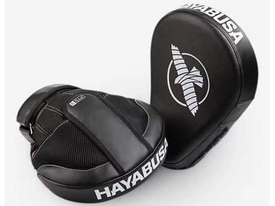 Лапи HAYABUSA Focus Mitts один розмір чорний/білий (5919)
