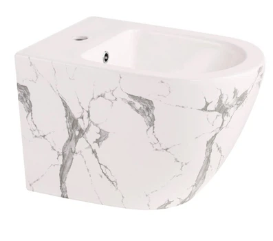 Биде подвесное Qtap Robin Marble QT13551381GMR