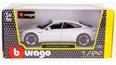 Metalowy model samochodu Bburago Porsche Taycan Turbo S (1:24) 18-21098 (4893993210985)