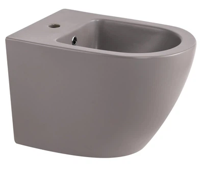 Биде подвесное Qtap Robin Stone grey QT13551381GSG