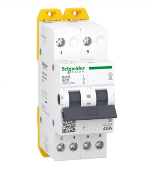 Перемикач 1-0-2 iSSW Acti9 2P 40A 415В Schneider (A9SCO240)