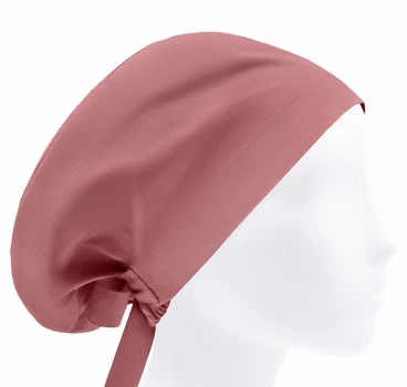 Медицинская шапочка женская HeadwearUniverse универсальная Тёмно-пудровая
