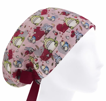 Медицинская шапочка женская HeadwearUniverse универсальная принт Тоторо лесной дух