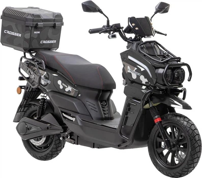 Електроскутер Crosser CR-21 2500W (графенові акб 72V/35Ah) - Чорний