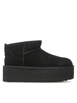 Уги женские UGG CLASSIC ULTRA MINI PLATFORM 1135092/black 39 (usa 8, 25,0 см) черные