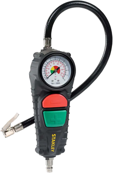 Pistolet do pompowania Stanley 10 bar z manometrem (150703XSTN)