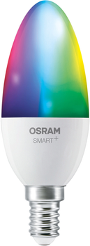Inteligentna lampa LED OSRAM SMART+ WiFi B40 4.9W RGBW 470 Lm DIM E14 (4099854461330)