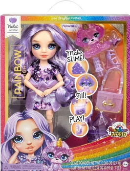 Lalka Rainbow High Rainbow Shimmers with Slime Fashion Doll Violet Fioletowa (122425) (0035051122425)