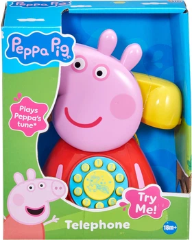 Игрушка-каталка на веревочке Peppa Pig Телефон Пеппы (1684687)