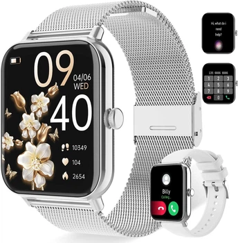 Smart Watch Lady для жінок із фітнес-трекером, пульсометром і дзвінками для Android та iOS
